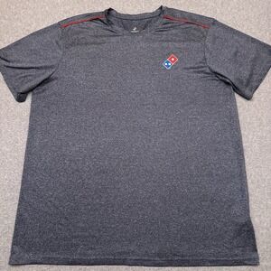 Domino's Pizza Employee Shirt Mens XL Crewneck Short Sleeve Performance Stretch